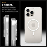 Spigen iPhone 16 Pro Kuori Thin Fit T MagFit Kirkas Valkoinen