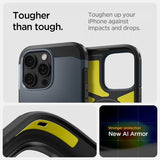 Spigen iPhone 16 Pro Kuori Tough Armor MagFit Metal Slate