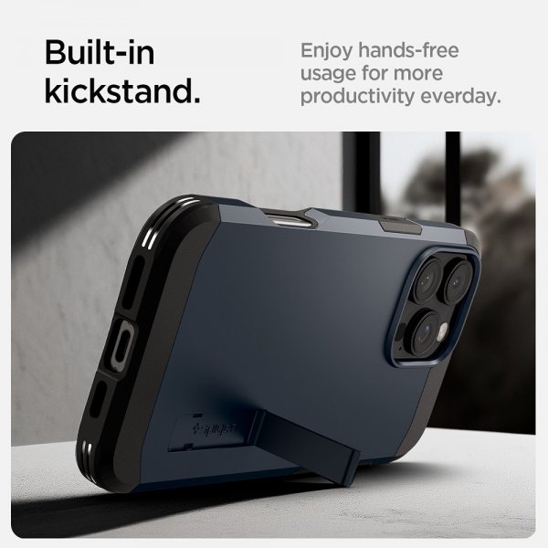 Spigen iPhone 16 Pro Kuori Tough Armor MagFit Metal Slate
