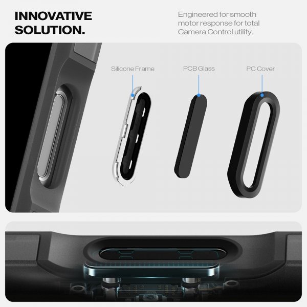 Spigen iPhone 16 Pro -kuori Tough Armor T MagFit Frost Black