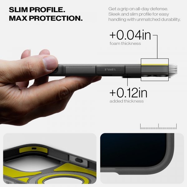 Spigen iPhone 16 Pro -kuori Tough Armor T MagFit Frost Black