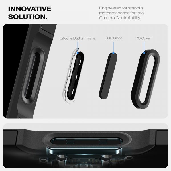 Spigen iPhone 16 Pro Kuori Tough Armor T MagFit Musta