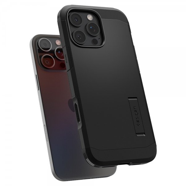 Spigen iPhone 16 Pro Kuori Tough Armor T MagFit Musta