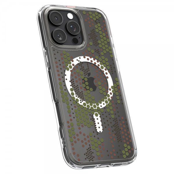 Spigen iPhone 16 Pro -suojakuori Ultra Hybrid MagFit Digital Camo
