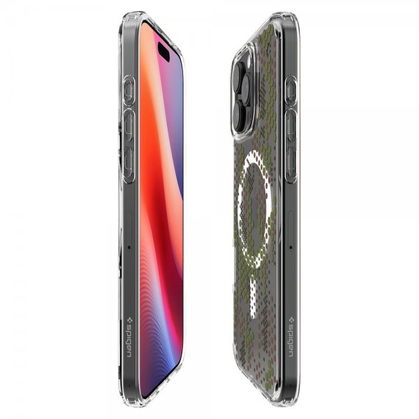 Spigen iPhone 16 Pro -suojakuori Ultra Hybrid MagFit Digital Camo