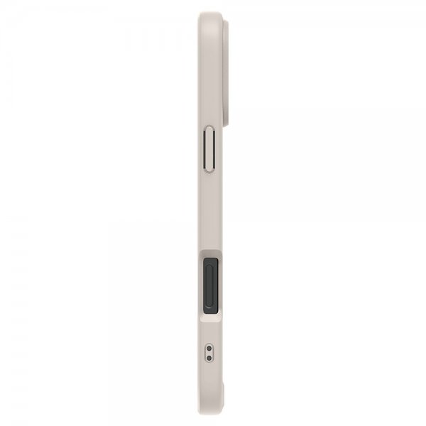 Spigen iPhone 16 Pro -kuori Ultra Hybrid MagFit Frost Natural Titanium