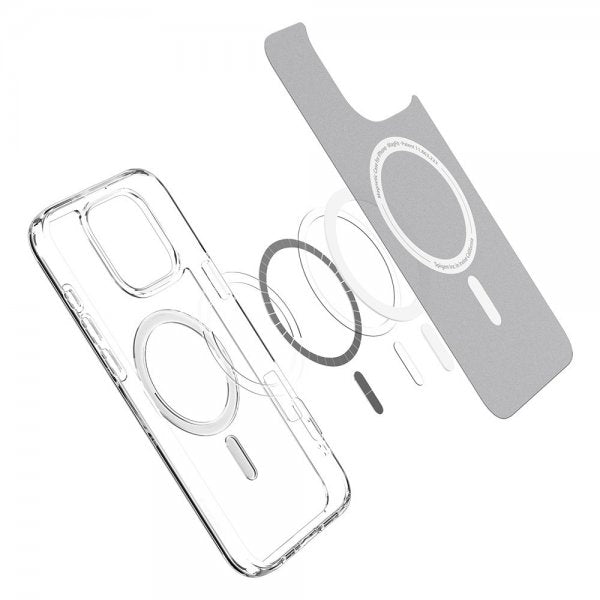 Spigen iPhone 16 Pro Kuori Ultra Hybrid MagFit Valkoinen