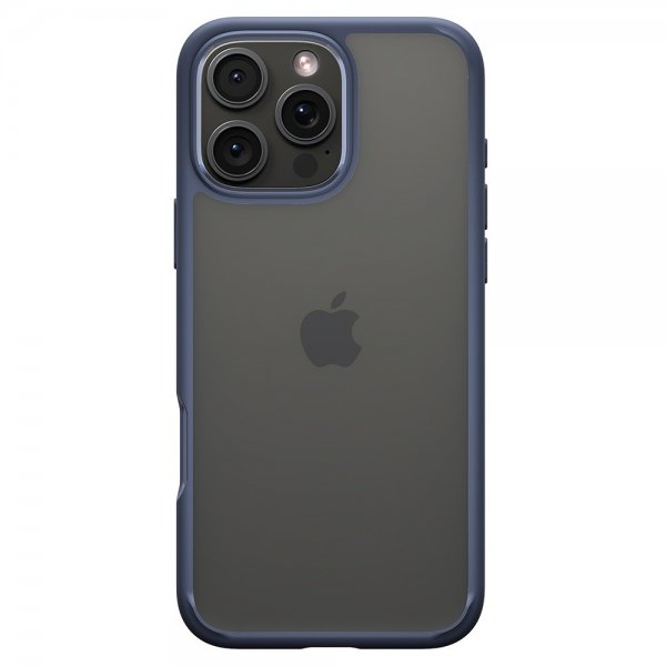 Spigen iPhone 16 Pro -suojakuori, Ultra Hybrid, laivastonsininen
