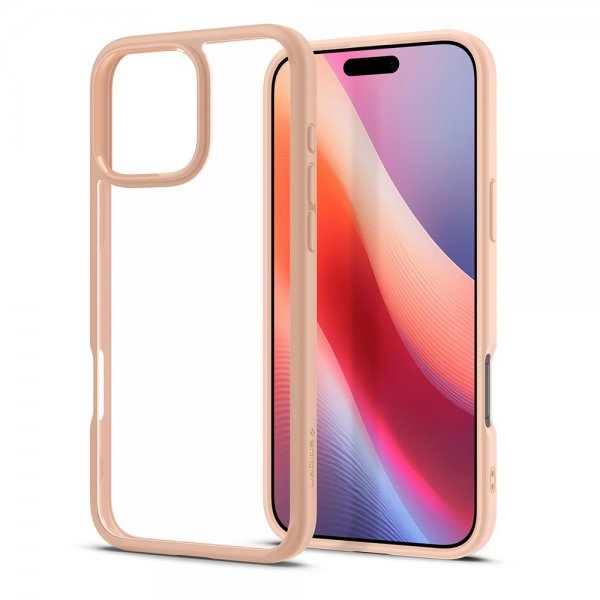 Spigen iPhone 16 Pro Kuori Ultra Hybrid Rose Titanium