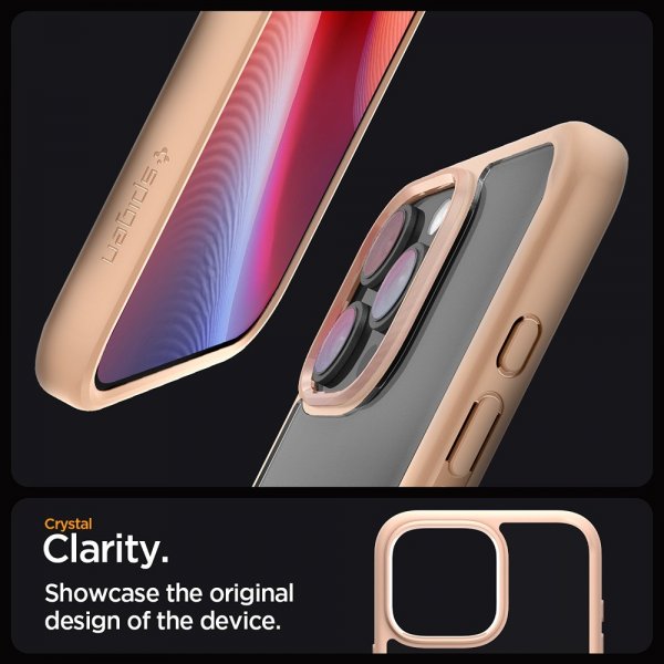 Spigen iPhone 16 Pro Kuori Ultra Hybrid Rose Titanium