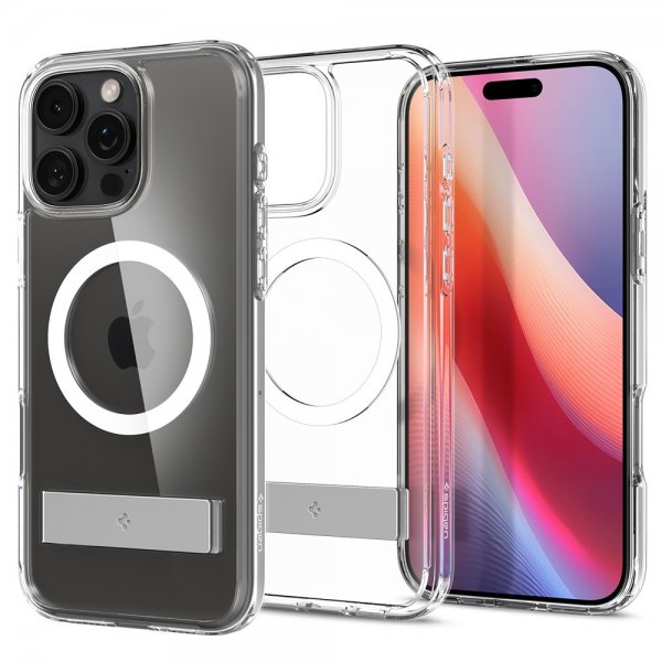 Spigen iPhone 16 Pro Kuori Ultra Hybrid S MagFit Crystal Clear