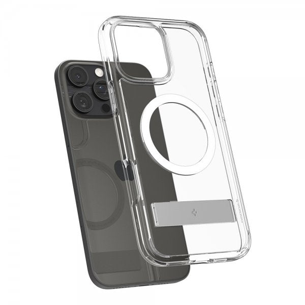 Spigen iPhone 16 Pro Kuori Ultra Hybrid S MagFit Crystal Clear