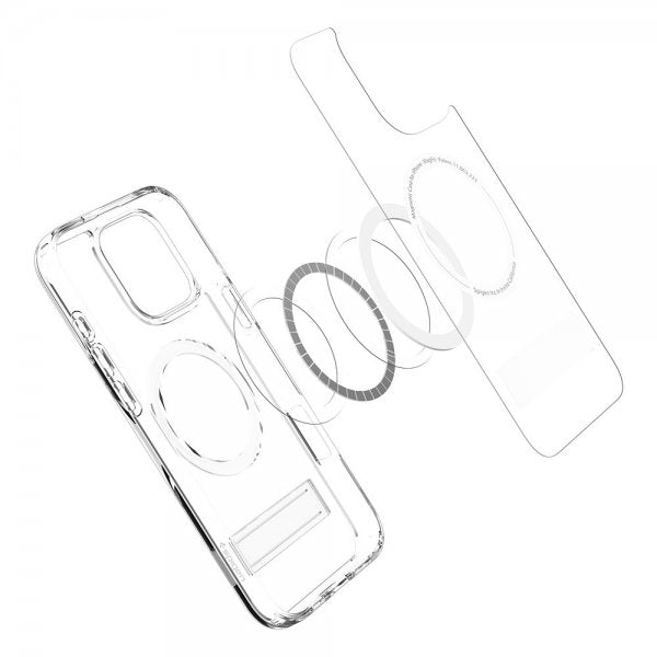 Spigen iPhone 16 Pro Kuori Ultra Hybrid S MagFit Crystal Clear