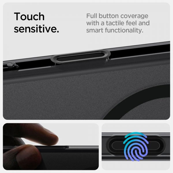 Spigen iPhone 16 Pro -kuori Ultra Hybrid T MagFit Frost Black