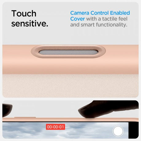 Spigen iPhone 16 Pro -kuori Ultra Hybrid T MagFit Frost Rose Titanium