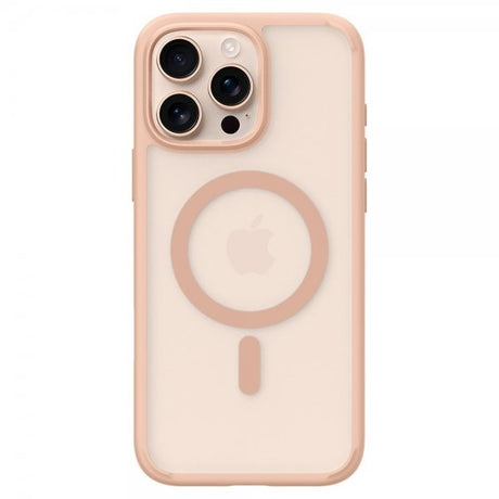 Spigen iPhone 16 Pro -kuori Ultra Hybrid T MagFit Frost Rose Titanium