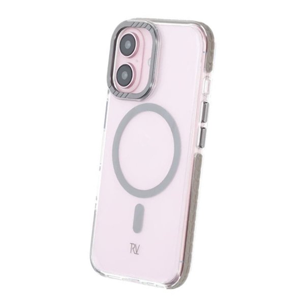 Rvelon iPhone 16 -kuori TPU MagSafe, harmaa