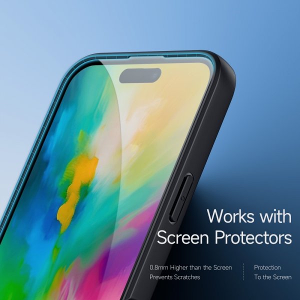 Dux Ducis iPhone 16 -suojakuori, Aimo-sarja, musta