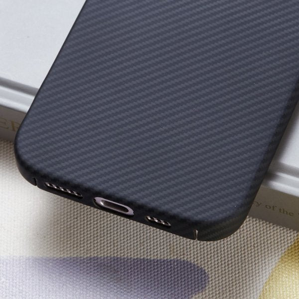 iPhone 16 -kuori, aramidikuitu, MagSafe, musta
