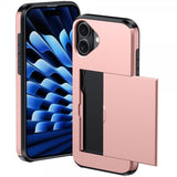 iPhone 16 Kuori Korttilokero Sininen