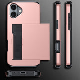 iPhone 16 Kuori Korttitelakka Harmaa