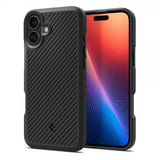 Spigen iPhone 16 -suojakuori Core Armor, mattamusta