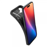 Spigen iPhone 16 -suojakuori Core Armor, mattamusta