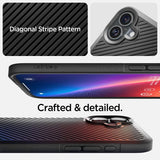Spigen iPhone 16 -suojakuori Core Armor, mattamusta