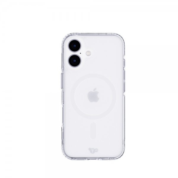 Tech21 iPhone 16 -suojakuori EvoClear MagSafe Läpinäkyvä