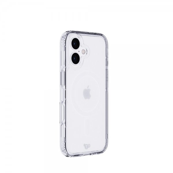 Tech21 iPhone 16 -suojakuori EvoClear MagSafe Läpinäkyvä