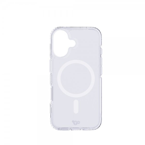 Tech21 iPhone 16 -suojakuori EvoClear MagSafe Läpinäkyvä