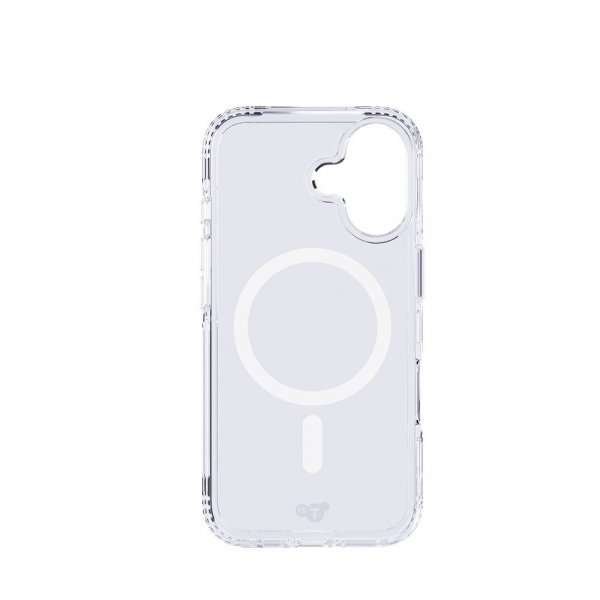 Tech21 iPhone 16 -suojakuori EvoClear MagSafe Läpinäkyvä
