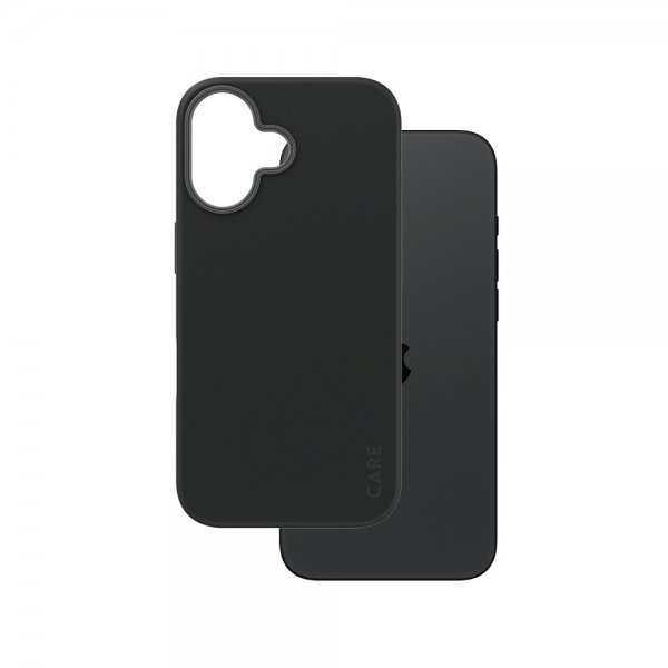 CARE by PanzerGlass iPhone 16 -suojakuori Fashionable MagSafe Musta