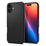Spigen iPhone 16 -suojakuori Liquid Air Matte Black