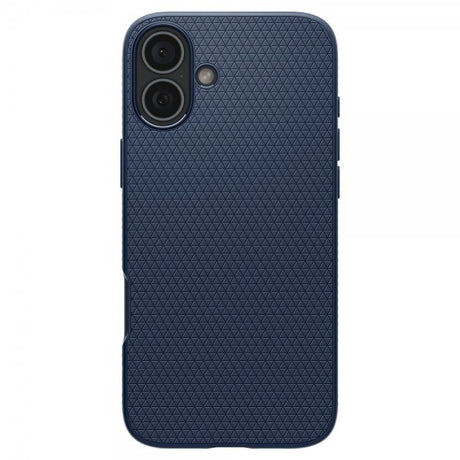 Spigen iPhone 16 -suojakuori Liquid Air Navy Blue
