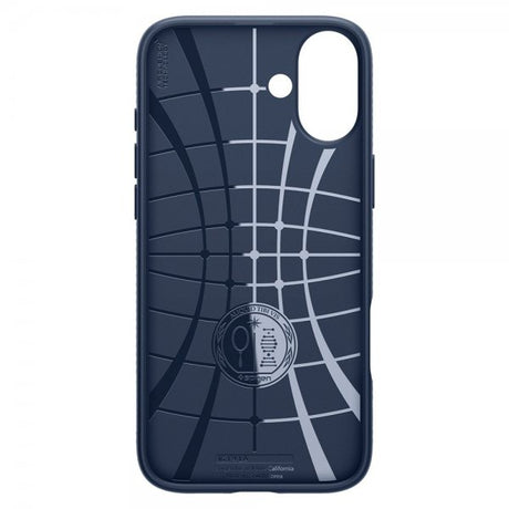 Spigen iPhone 16 -suojakuori Liquid Air Navy Blue