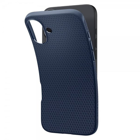 Spigen iPhone 16 -suojakuori Liquid Air Navy Blue