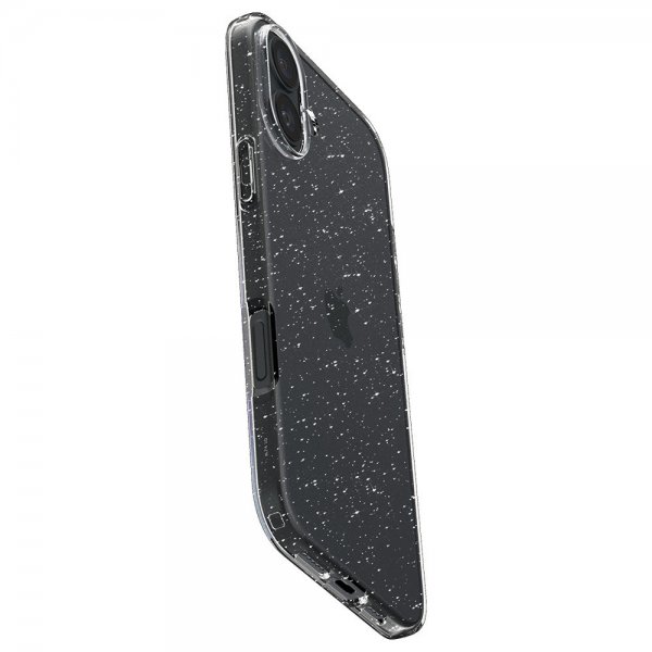Spigen iPhone 16 -suojakuori Liquid Crystal Glitter Crystal Quartz