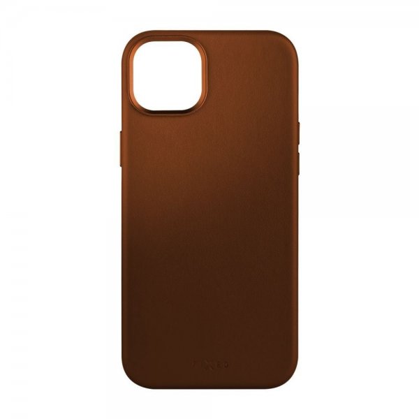 Kiinteä iPhone 16 Suojakuori MagLeather Ruskea