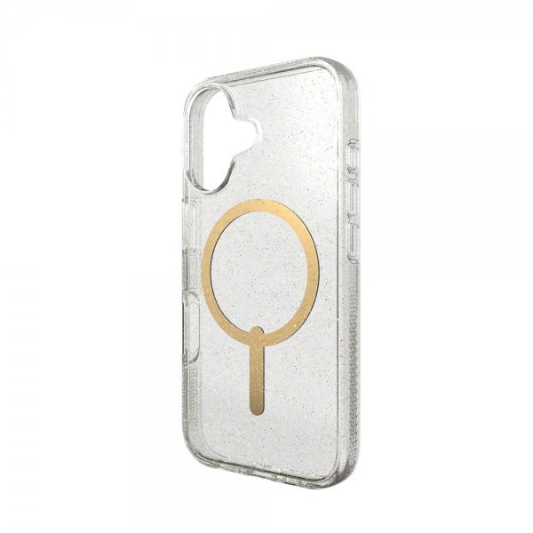 ZAGG iPhone 16 -suojakuori Milan Snap Gold Glitter