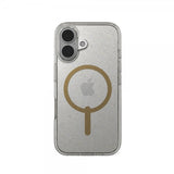 ZAGG iPhone 16 -suojakuori Milan Snap Gold Glitter