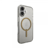 ZAGG iPhone 16 -suojakuori Milan Snap Gold Glitter