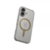 ZAGG iPhone 16 -suojakuori Milan Snap Gold Glitter