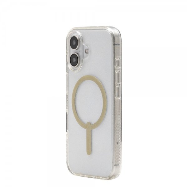 ZAGG iPhone 16 -suojakuori Milan Snap Gold Glitter