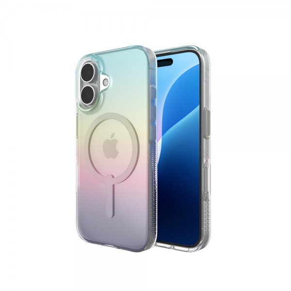 ZAGG iPhone 16 -suojakuori Milan Snap Iridescent