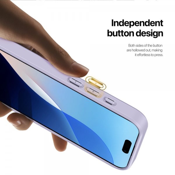 Dux Ducis iPhone 16 -suojakuori Rafi II Series MagSafe Liila