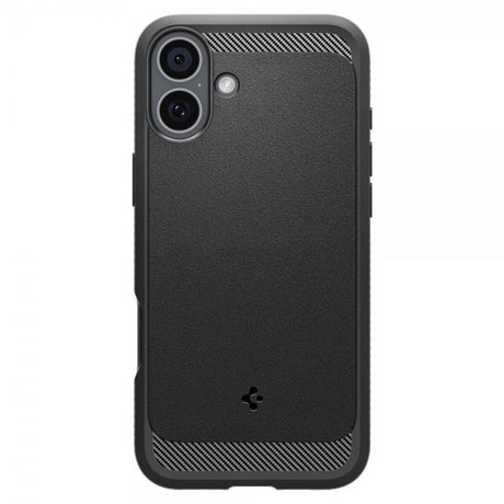 Spigen iPhone 16 -suojakuori Rugged Armor MagFit Matte Black