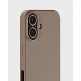 holdit iPhone 16 -silikonisuojakuori, Mocha Brown