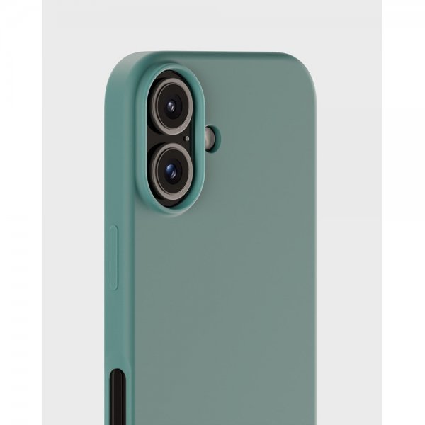 holdit iPhone 16 -silikonisuojakuori, sammalenvihreä