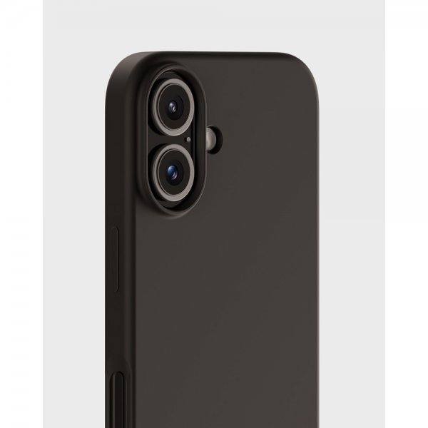 holdit iPhone 16 Silikonikuori Musta